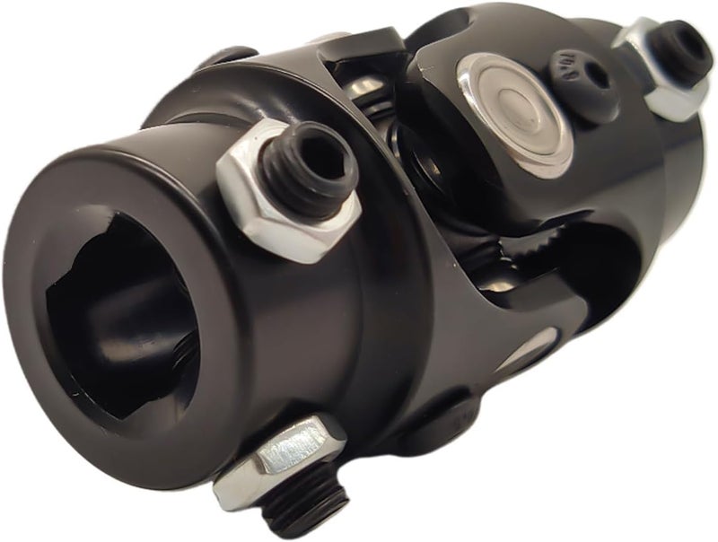 RABROPAR 3/4" 36 Spline X 3/4" DD Steering Shaft U Joint Single Universal Joint Coupling (Black, 3-1/4" Length) - Image 2